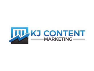 KJ Content Marketing logo design by mhala