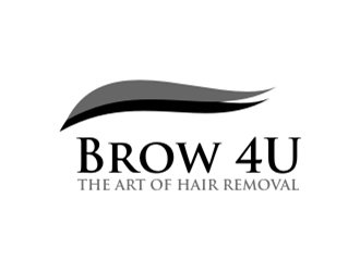 Brow 4U  logo design by sheilavalencia