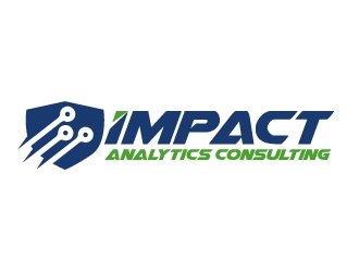 Impact Analytics Consulting logo design by ElonStark