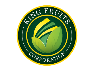 King Fruits Corporation SAS logo design by spiritz