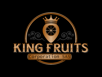 King Fruits Corporation SAS logo design by fastsev