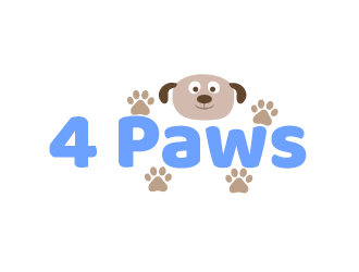 4 Paws Veterinary Clinic logo design by JoeShepherd