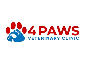 4 Paws Veterinary Clinic logo design by jaize