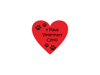 4 Paws Veterinary Clinic logo design by afra_art