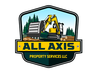 All Axis Property Services LLC logo design by Optimus
