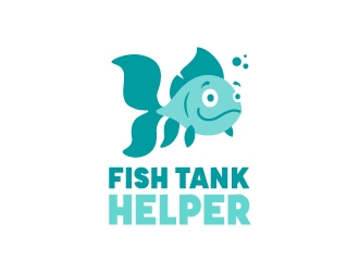 Fish Tank Helper logo design by porcelainn