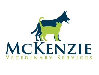 McKenzie Veterinary Services logo design by ElonStark