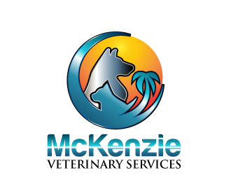 McKenzie Veterinary Services logo design by tec343