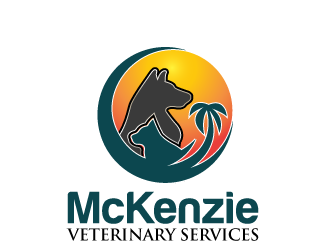 McKenzie Veterinary Services logo design by tec343