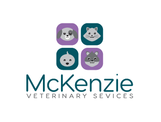 McKenzie Veterinary Services logo design by JoeShepherd