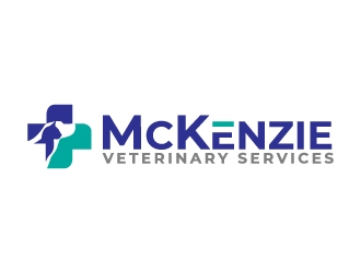 McKenzie Veterinary Services logo design by jaize