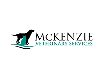 McKenzie Veterinary Services logo design by Aelius
