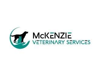 McKenzie Veterinary Services logo design by Aelius