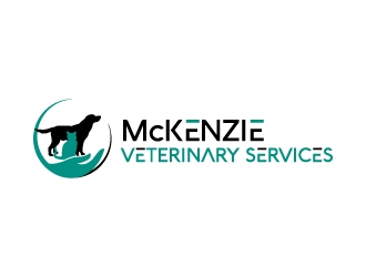 McKenzie Veterinary Services logo design by Aelius