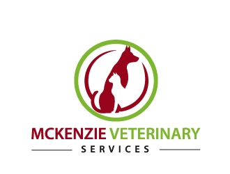 McKenzie Veterinary Services logo design by samuraiXcreations