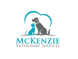 McKenzie Veterinary Services logo design by samueljho