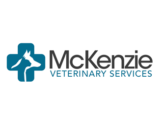 McKenzie Veterinary Services logo design by kunejo