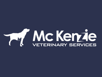 McKenzie Veterinary Services logo design by YONK