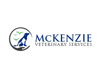 McKenzie Veterinary Services logo design by jenyl