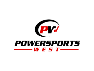 Powersports West logo design by Leebu