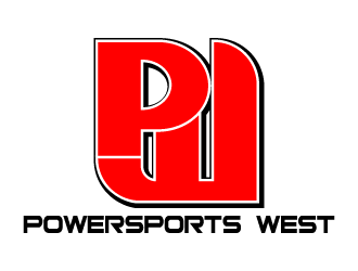 Powersports West logo design by fastsev