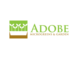 Adobe Microgreens & Garden logo design by lexipej