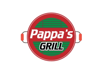 Pappa’s Grill logo design by jhanxtc
