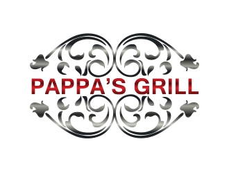 Pappa’s Grill logo design by sarfaraz