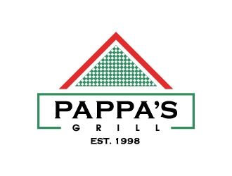 Pappa’s Grill logo design by thebutcher