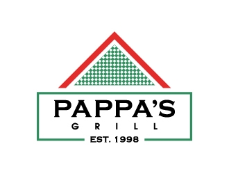 Pappa’s Grill logo design by thebutcher