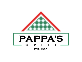 Pappa’s Grill logo design by thebutcher