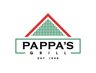 Pappa’s Grill logo design by thebutcher