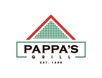 Pappa’s Grill logo design by thebutcher