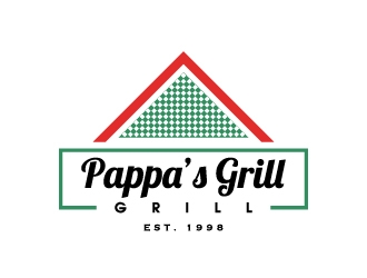 Pappa’s Grill logo design by thebutcher