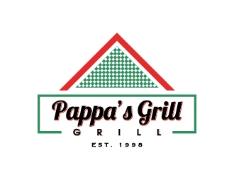 Pappa’s Grill logo design by thebutcher