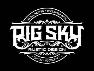 Big Sky Rustic Design logo design by VhienceFX