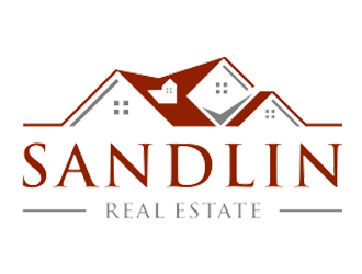 Sandlin Real Estate logo design by blackcane