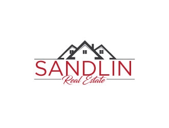 Sandlin Real Estate logo design by Erasedink
