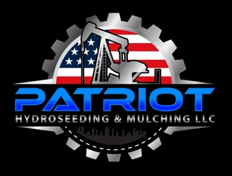 Patriot HydroSeeding & Mulching LLC. logo design by shere