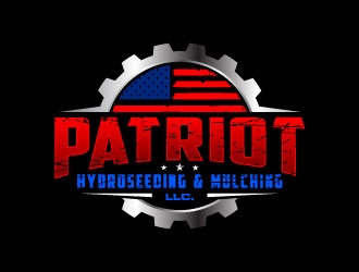 Patriot HydroSeeding & Mulching LLC. logo design by daywalker
