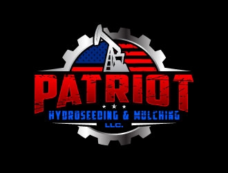 Patriot HydroSeeding & Mulching LLC. logo design by daywalker