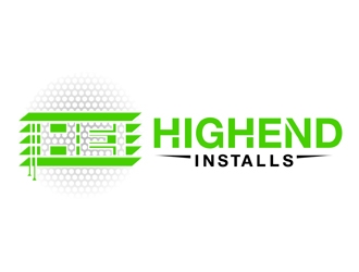 HighEnd Installs  logo design by DreamLogoDesign