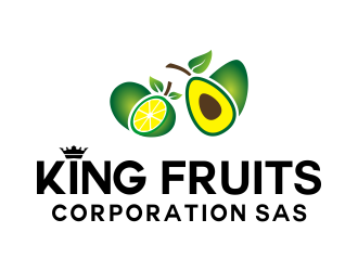King Fruits Corporation SAS logo design by done