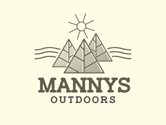 Mannys Outdoors logo design by YONK