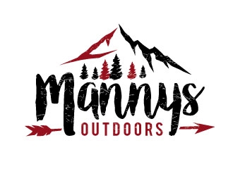 Mannys Outdoors logo design by REDCROW