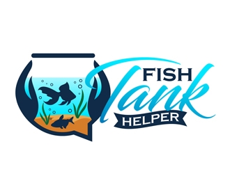 Fish Tank Helper logo design by DreamLogoDesign