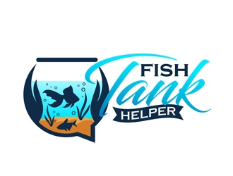 Fish Tank Helper logo design by DreamLogoDesign