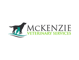 McKenzie Veterinary Services logo design by Aelius