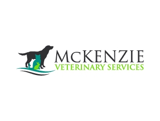 McKenzie Veterinary Services logo design by Aelius