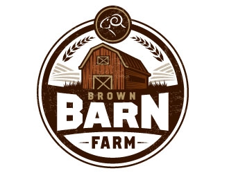Brown Barn Farm logo design by REDCROW